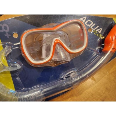 Ensemble masque et tuba de plongée Intex Aqua Flow enfant 8 ans+ | Snorkeling, piscine et plage