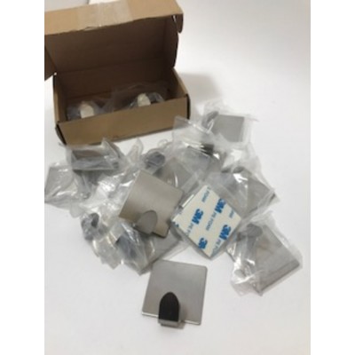 Crochets (16) modernes autocollants en stainless... Crochets (16) modernes autocollants en stainless...