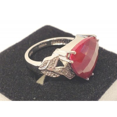 Bague pour femme avec gros Rubis