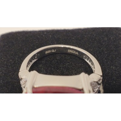 Bague pour femme avec gros Rubis