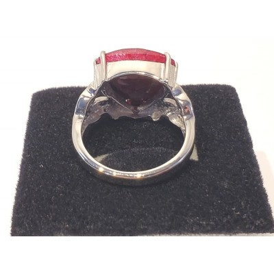 Bague pour femme avec gros Rubis