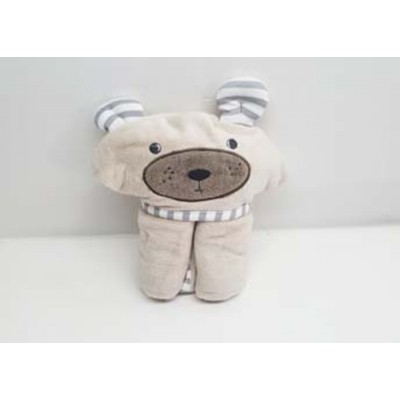 Serviette de bain à capuche d'animaux pour bébé  ( NEUF ) 