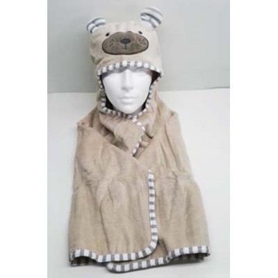 Serviette de bain à capuche d'animaux pour bébé  ( NEUF ) 