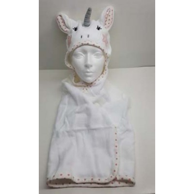 Serviette de bain à capuche d'animaux pour bébé  ( NEUF ) 