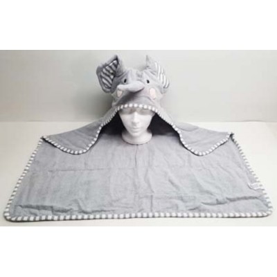 Serviette de bain à capuche d'animaux pour bébé  ( NEUF ) 