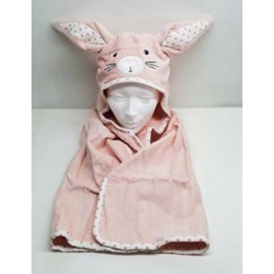Serviette de bain à capuche d'animaux pour bébé  ( NEUF ) 