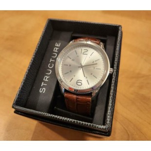 Montre pour homme avec bracelet en simili cuir...