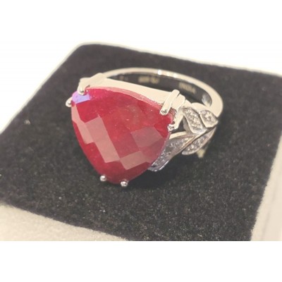 Bague pour femme avec gros Rubis