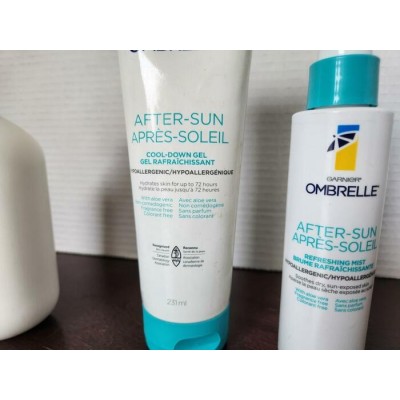 Ensemble Après-Soleil Ombrelle 3 Produits – Gel, Brume et Baume Hydratant