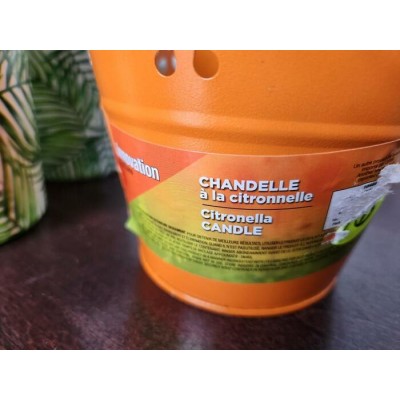 Lot de 4 Bougies à la Citronnelle pour Patio et Terrasse
