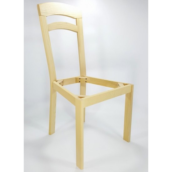 Chaise en bois (frêne) de cuisine #1123 en inventaire