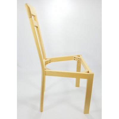 Chaise en bois (frêne) de cuisine #1123 en inventaire