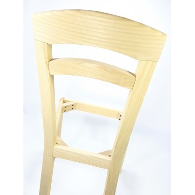 Chaise en bois (frêne) de cuisine #1123 en inventaire