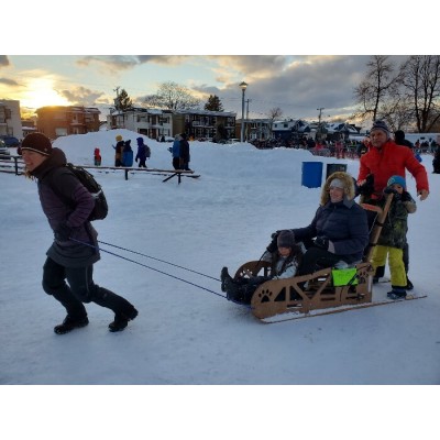 Traîneau 4 saisons adapté, inclusif et évolutif