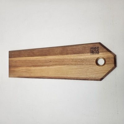 Planche à découper, présentation, culinaire, cerisier, 6 x 21, 45 degrés