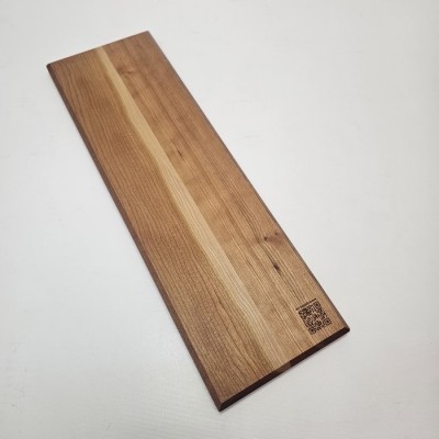 Planche à découper, présentation, culinaire, cerisier, 6 x 21, 45 degrés