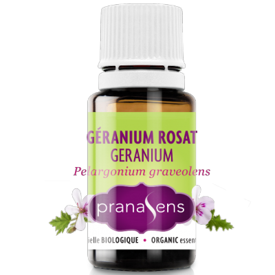 Huile essentielle Géranium rosat biologique