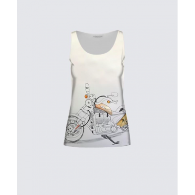 Camisole Femme-Moto-jaune