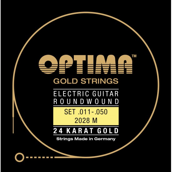 OPTIMA cordes OR 24 K - guitare électrique 11-50