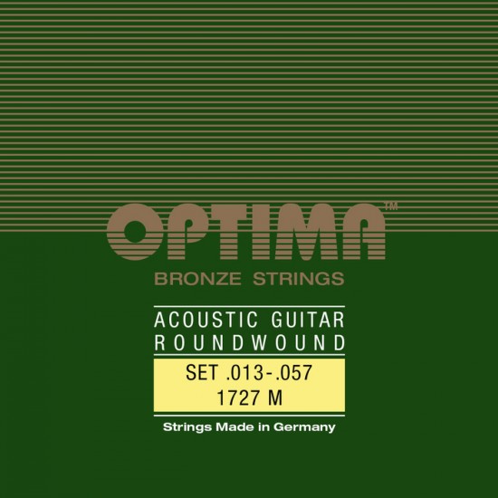 OPTIMA cordes BRONZE - guitare acoustique 13-57