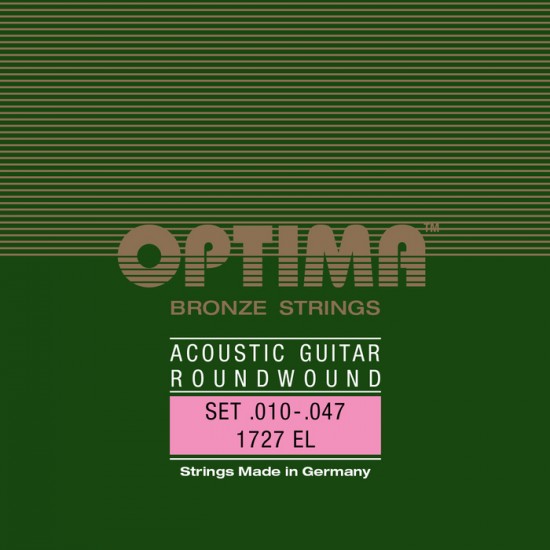 OPTIMA cordes BRONZE - guitare acoustique 10-47