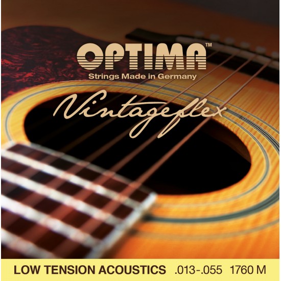 OPTIMA cordes VINTAGEFLEX - guitare acoustique 13-55