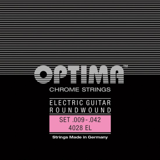 OPTIMA cordes CHROME - guitare électrique 9-42