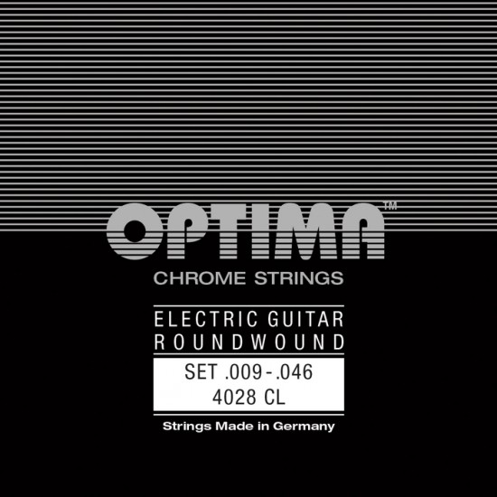 OPTIMA cordes CHROME - guitare électrique 9-46