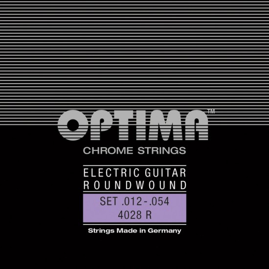 OPTIMA cordes CHROME - guitare électrique 12-54