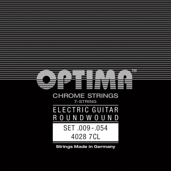 OPTIMA cordes CHROME - guitare électrique 7...