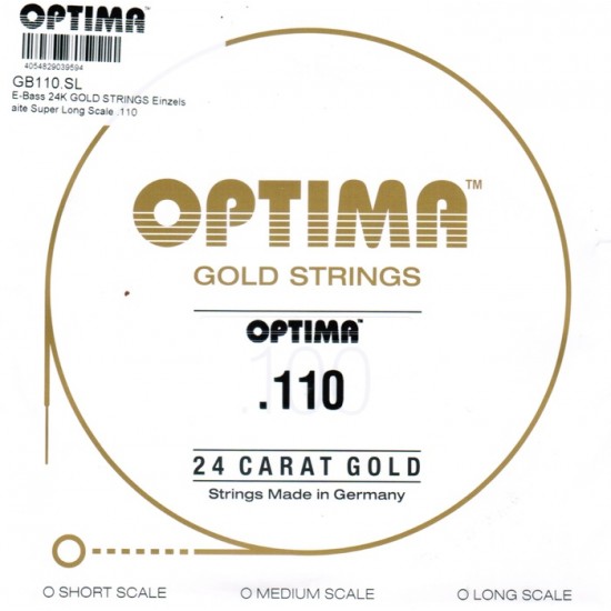 OPTIMA cordes OR 24 K - ENSEMBLE CUSTOM - Basse électrique 50-110