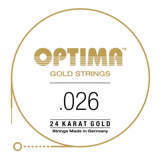 OPTIMA cordes OR 24 K - guitare électrique .026w...