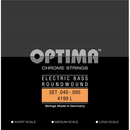 OPTIMA cordes CHROME - basse électrique 40-95