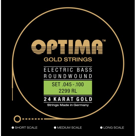 OPTIMA cordes OR 24 K Short Scale  - Basse électrique 45-100