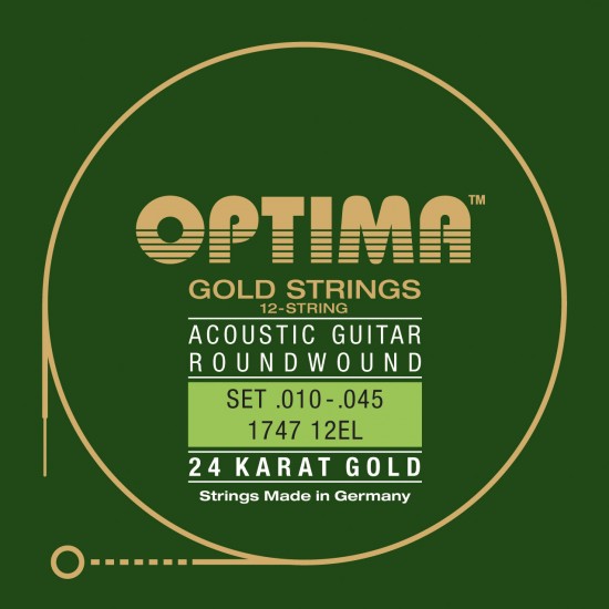 OPTIMA cordes OR 24 K - guitare acoustique 12 cordes 10-45 