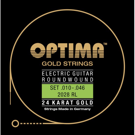 OPTIMA cordes OR 24 K - guitare électrique 10-46