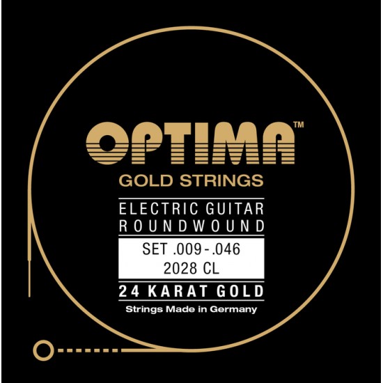 OPTIMA cordes OR 24 K - guitare électrique 9-46