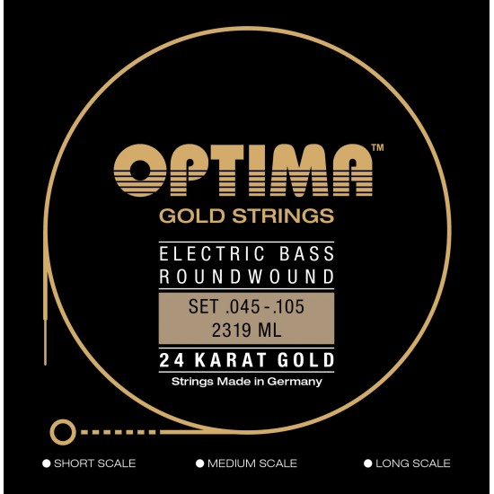 OPTIMA cordes OR 24 K - basse électrique 45-105