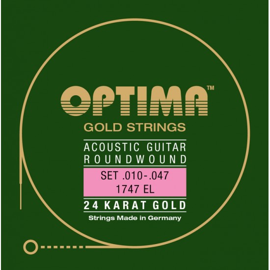 OPTIMA cordes OR 24 K - guitare acoustique 10-47