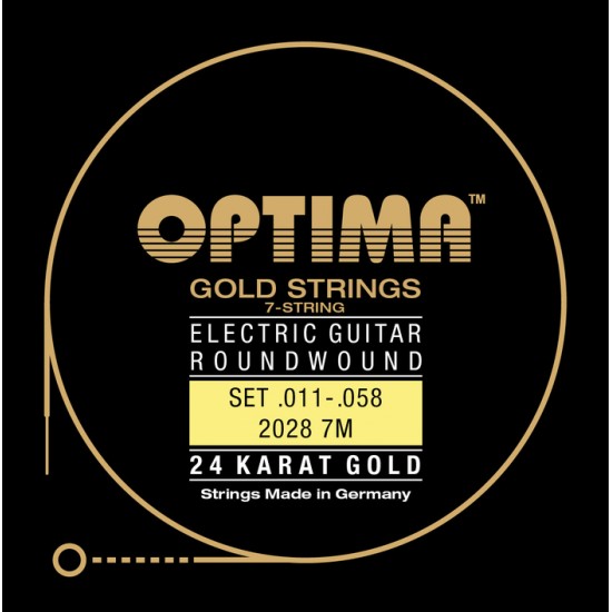 OPTIMA cordes OR 24 K - guitare électrique 7...