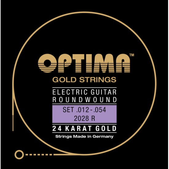 OPTIMA cordes OR 24 K - guitare électrique 12-54