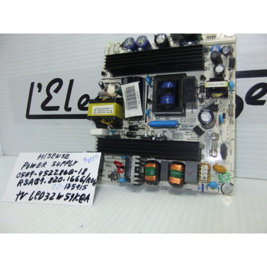 Hisense RSAG7.820.1666/ROH carte power supply...