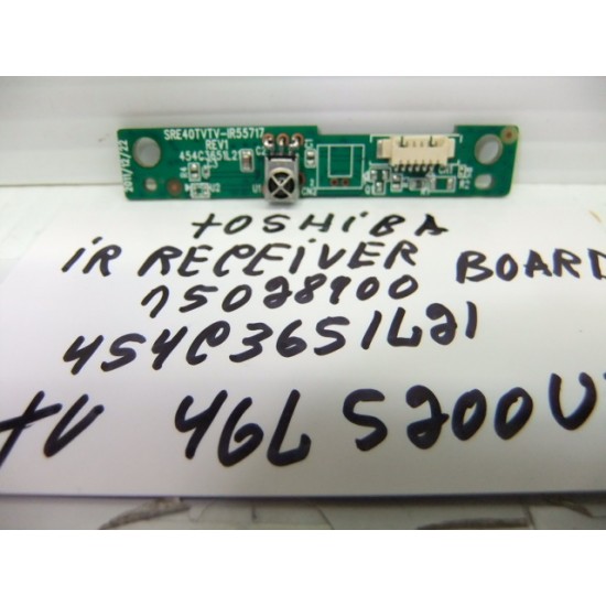 Toshiba 454C3651L21 IR receiver board