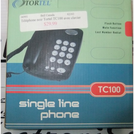 Tortel TC100 téléphone avec fil