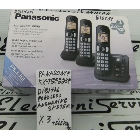 Panasonic KX-TGC223C téléphone sans-fil