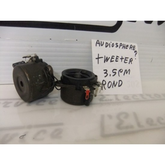 Audiosphere 3.5cm haut-parleur tweeter rond