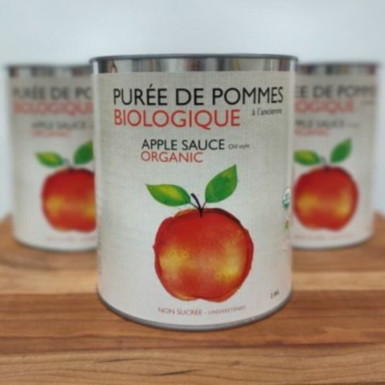 Compote de pomme biologique - 2.84L