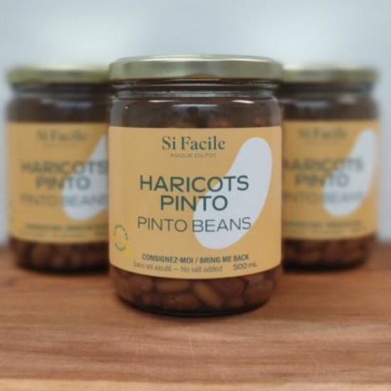 Si Facile - Haricots pinto du Québec 500ml