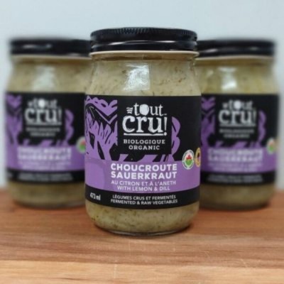 Tout Cru - Choucroute citron & aneth biologique -...