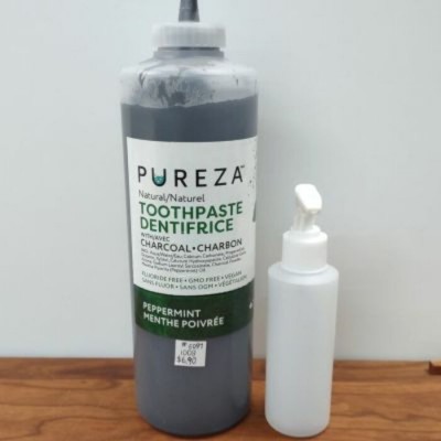 Pureza - Dentifrice menthe poivrée avec charbon...